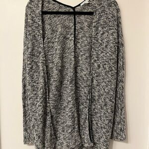 Cozy Black and White Knit Sweater